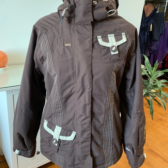 Sepia brown winter jacket. - Picture 2 of 16